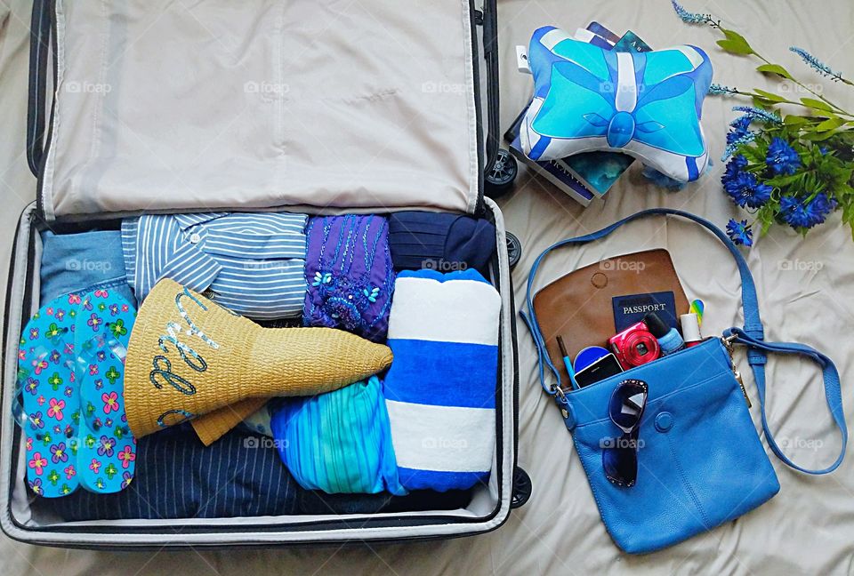 Suitcase for holiday