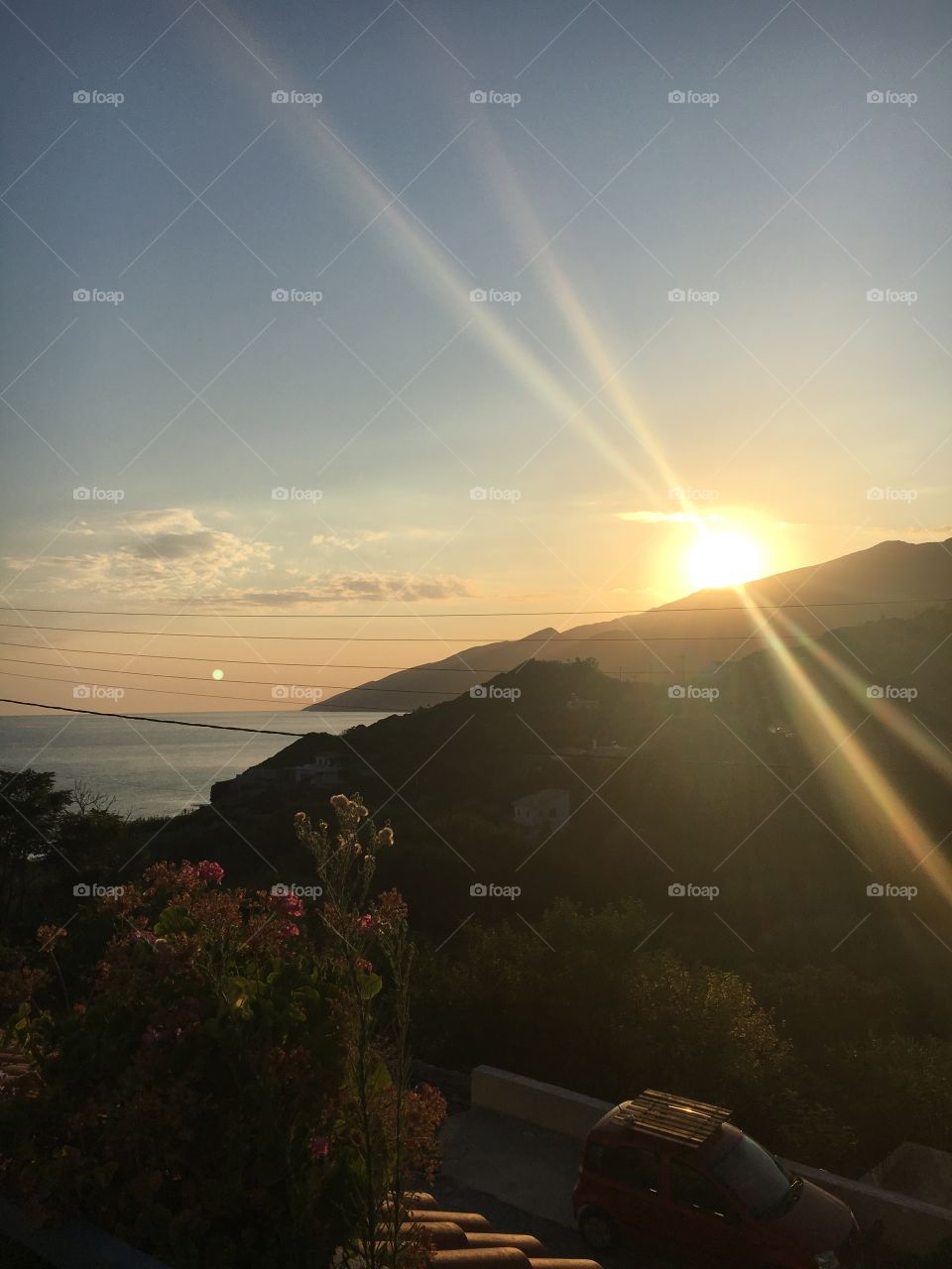Sunrise in Ikaria, Greece
