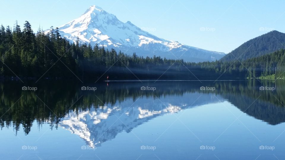 Mt Hood reflection in Lost Lake