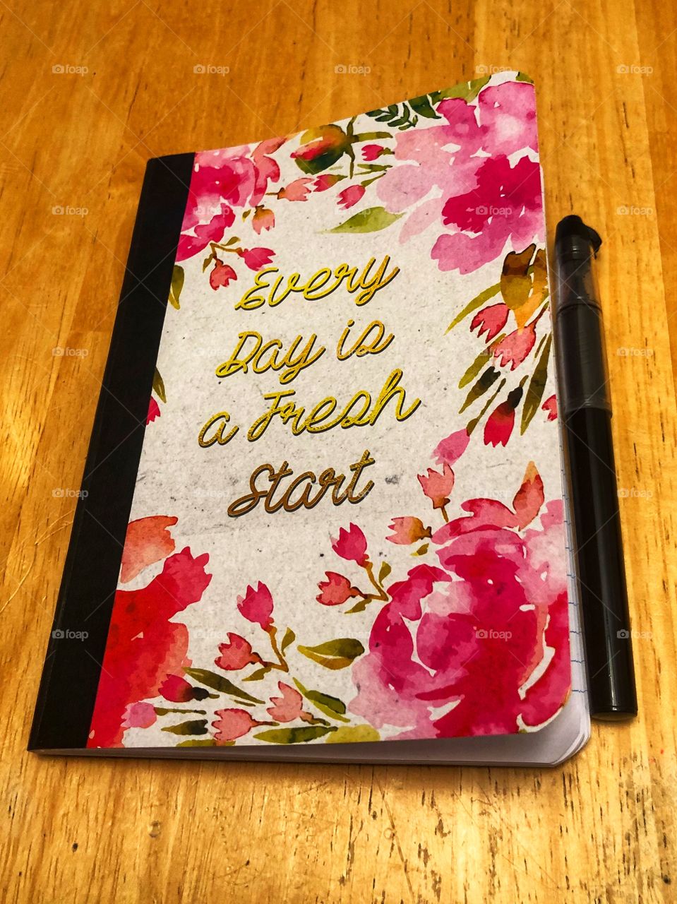 Gratitude journal fresh start 