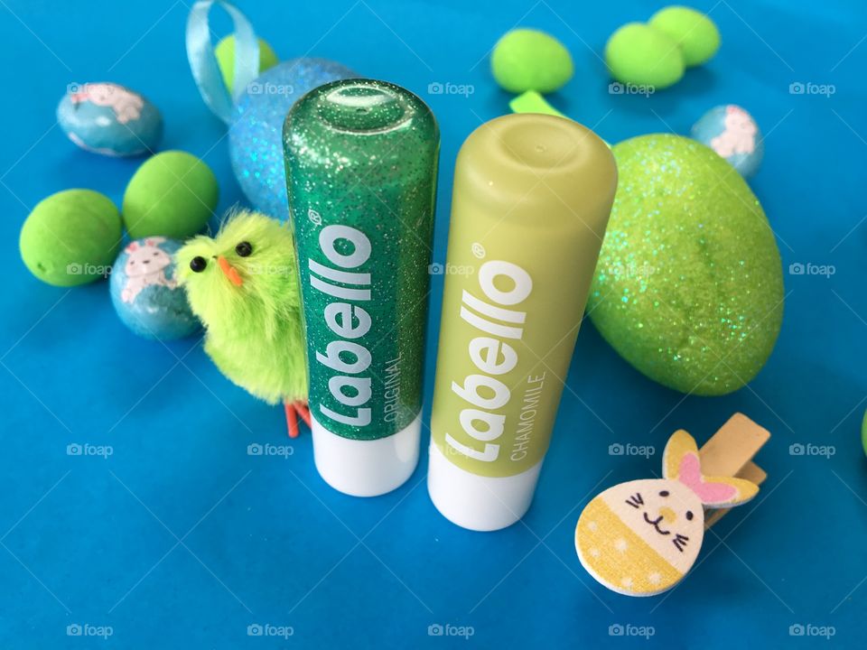 Nivea Blue and Green Mission .. Lip balm at Easter  🐣
