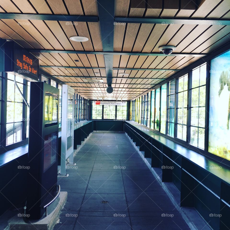 Tarrytown Platform Bridge on the Metro North Railroad