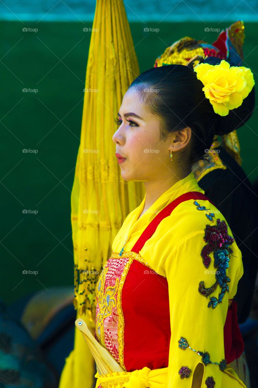 Close-up of a female dancer