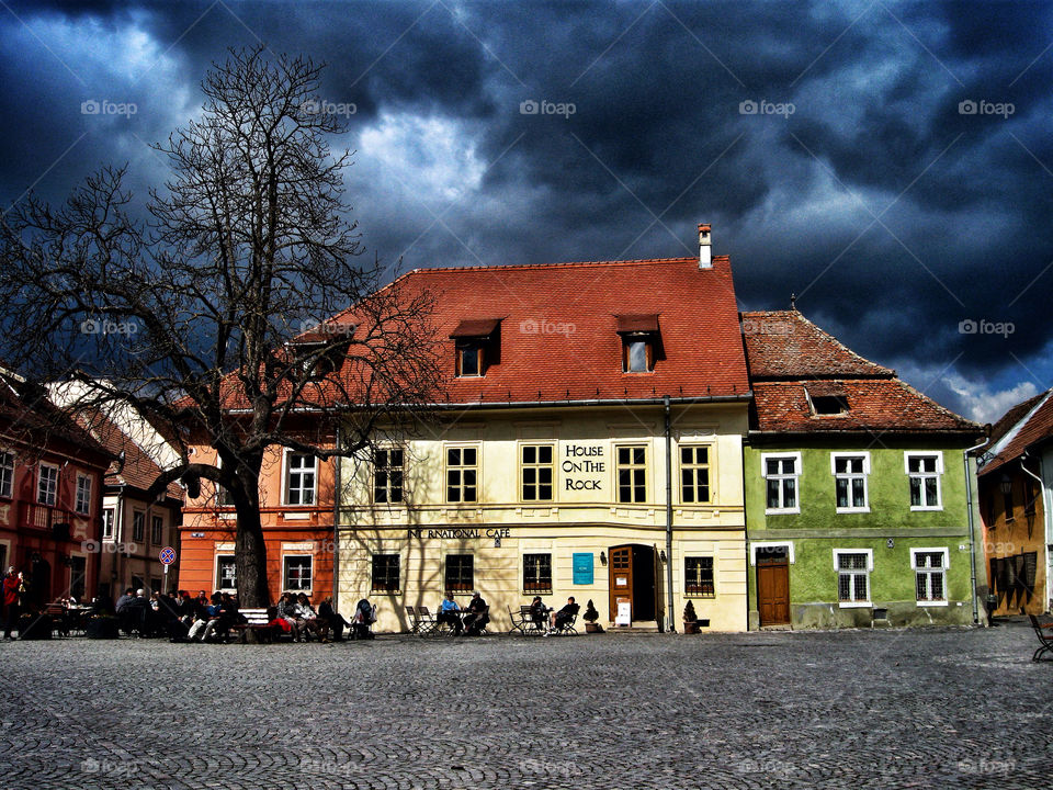 A house in the storm