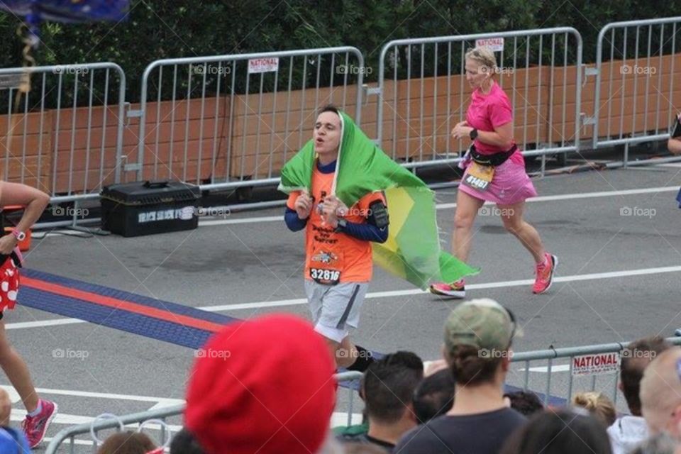 Competition, Track And Field, Marathon, Runner, People