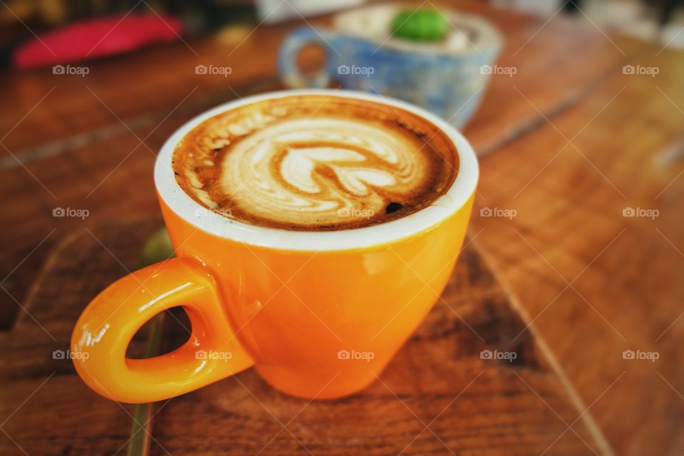 Close-up of coffee cup