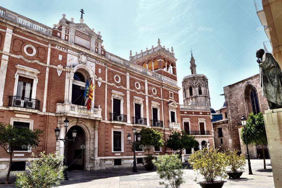 Palacio Arzobispal y Catedral de Valencia. Palacio Arzobispal y Catedral de Valencia (Valencia - Spain)