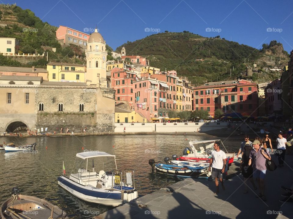 Vernazza Italy harbor 