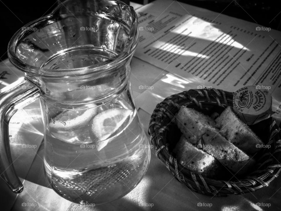 Water with a twist of B&W