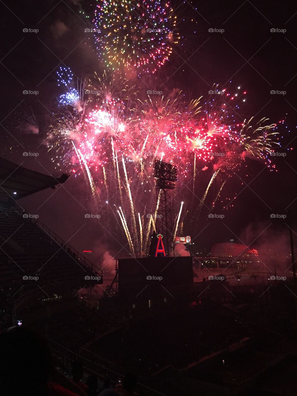 Angel Stadium Fireworks Show 4th of July