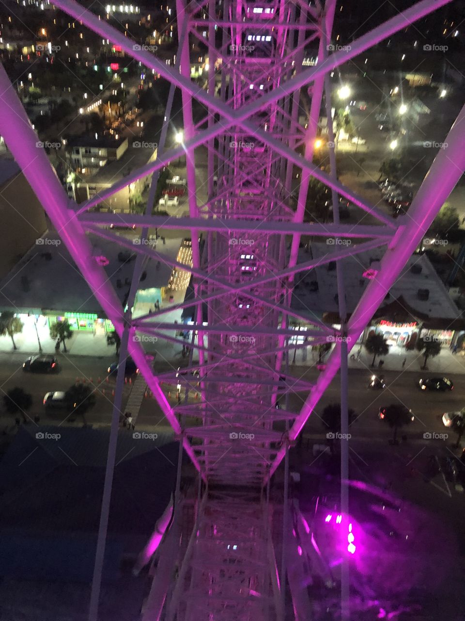 Skywheel view looking down 