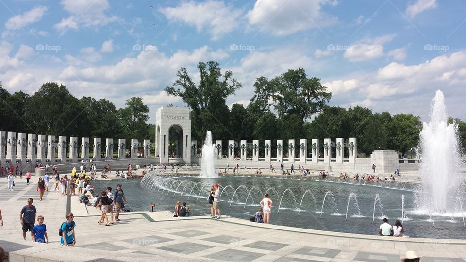World War II memorial in DC