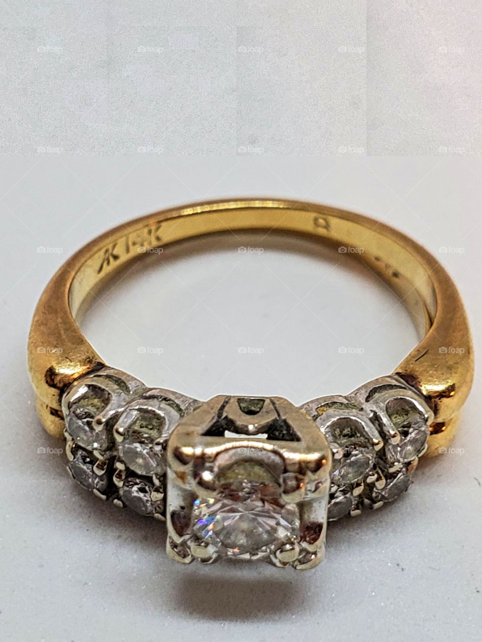 Vintage wedding ring set!