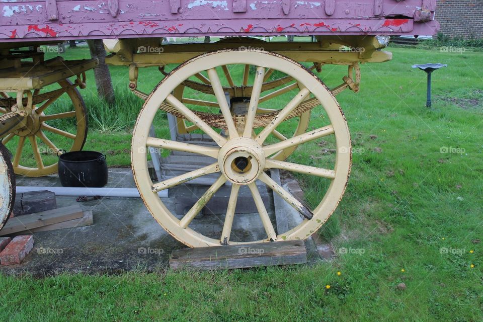 Wood gypsy caravan