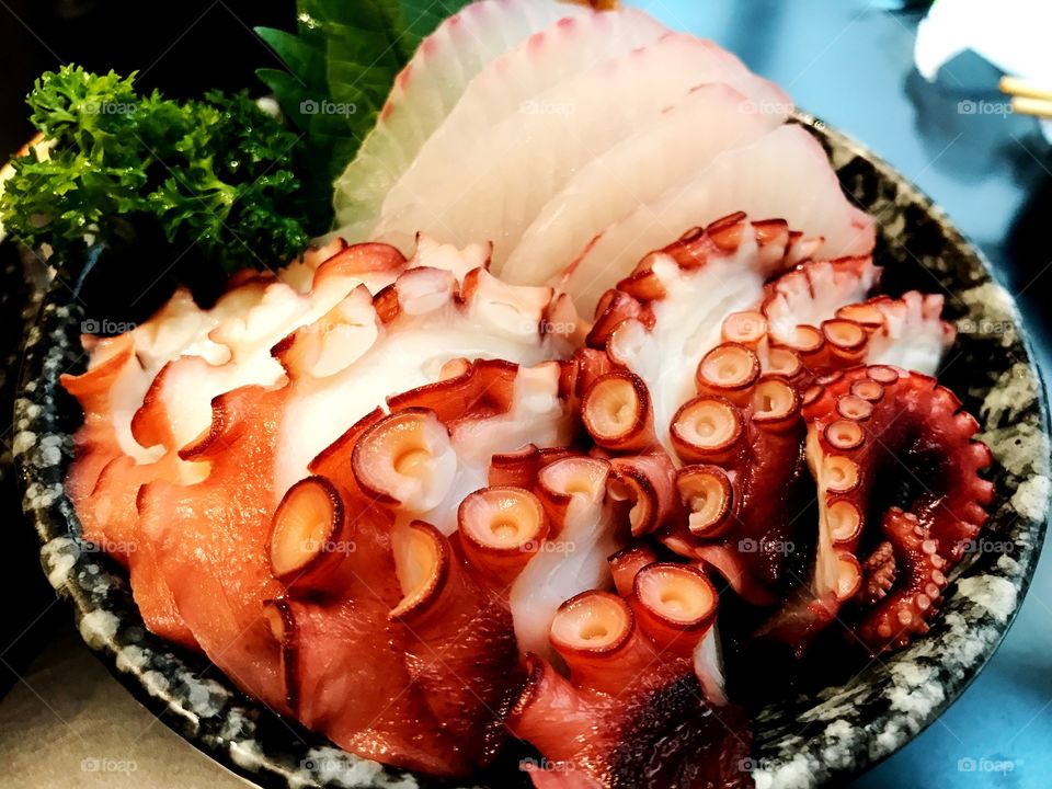 Squids Sashimi 