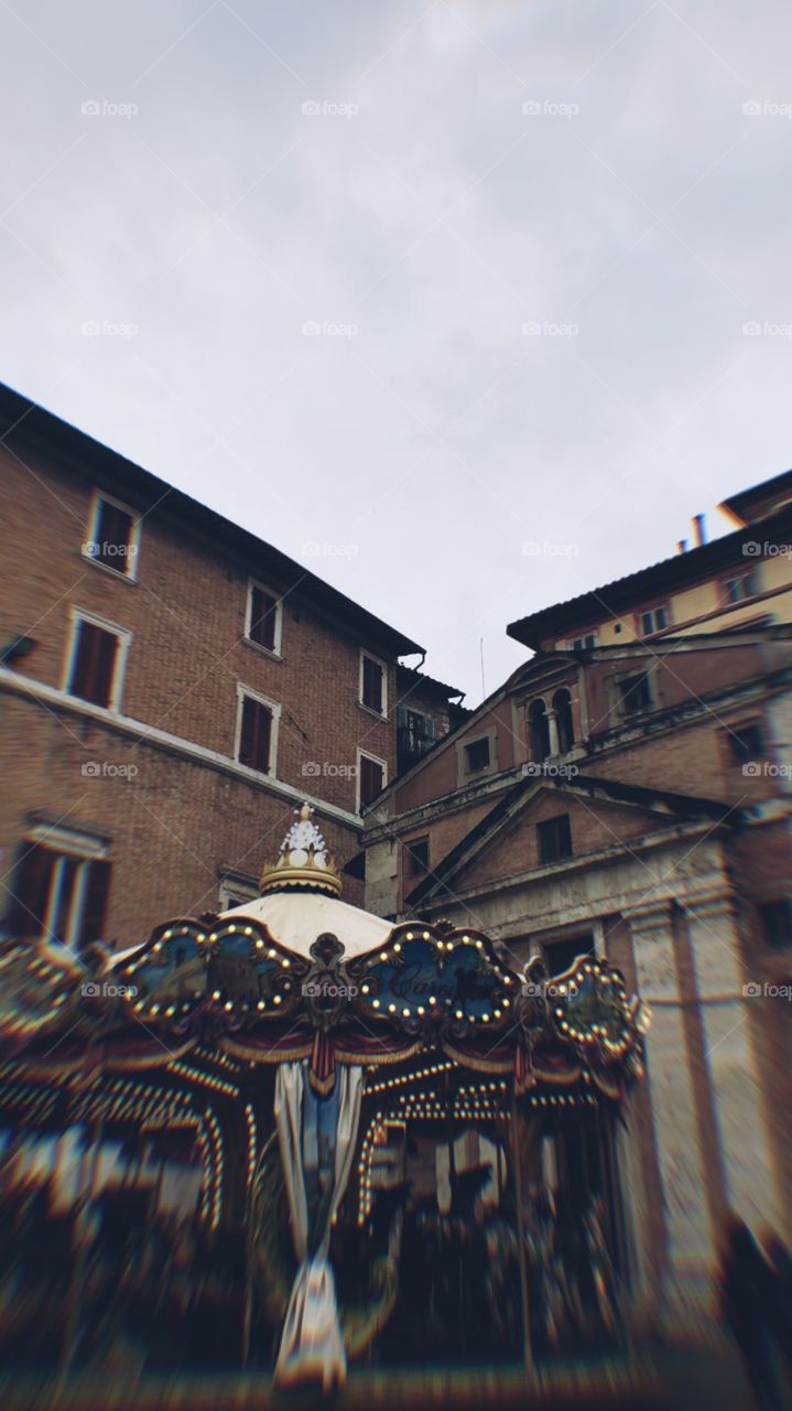 Italian carnival on a gloomy Sunday