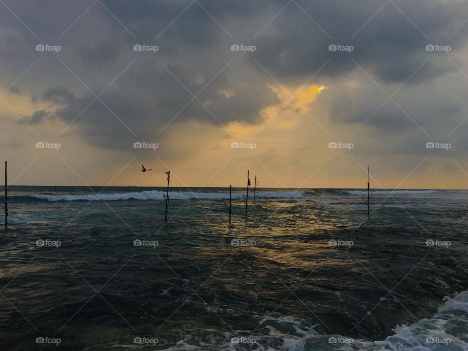 evening beach side