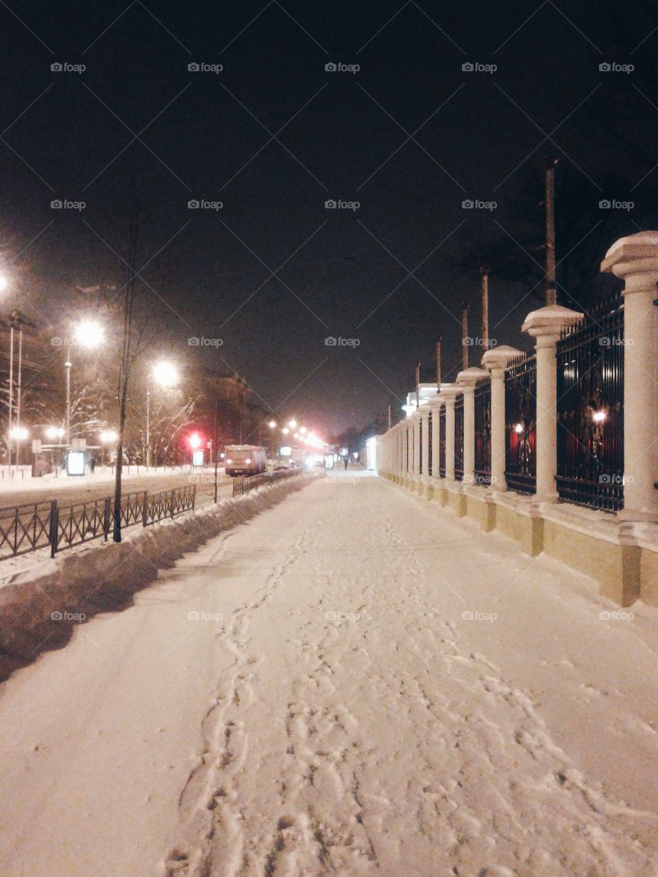 Winter evening