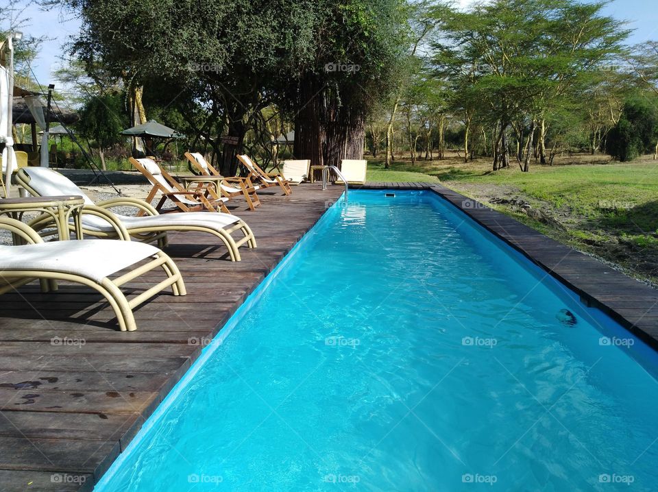 Loved this Swimming Pool at Swara Acacia Lodge in Kenya