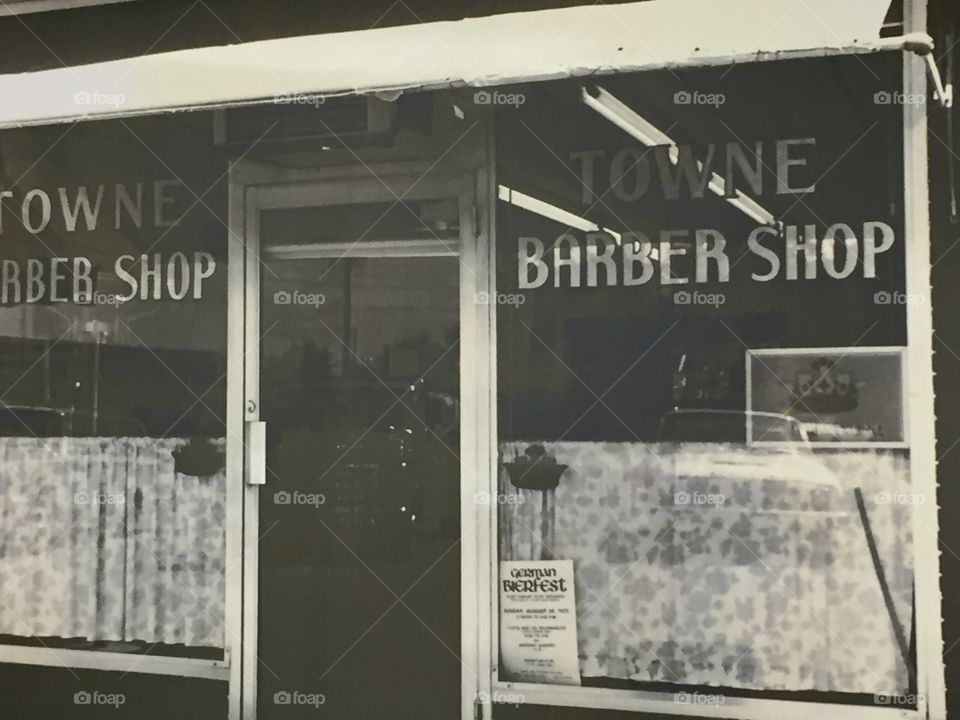 Old style barber shop