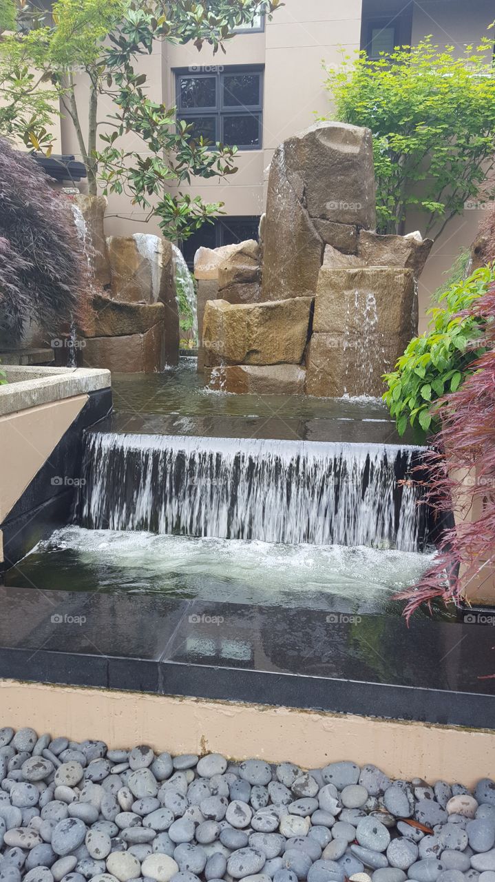 decorative waterfall