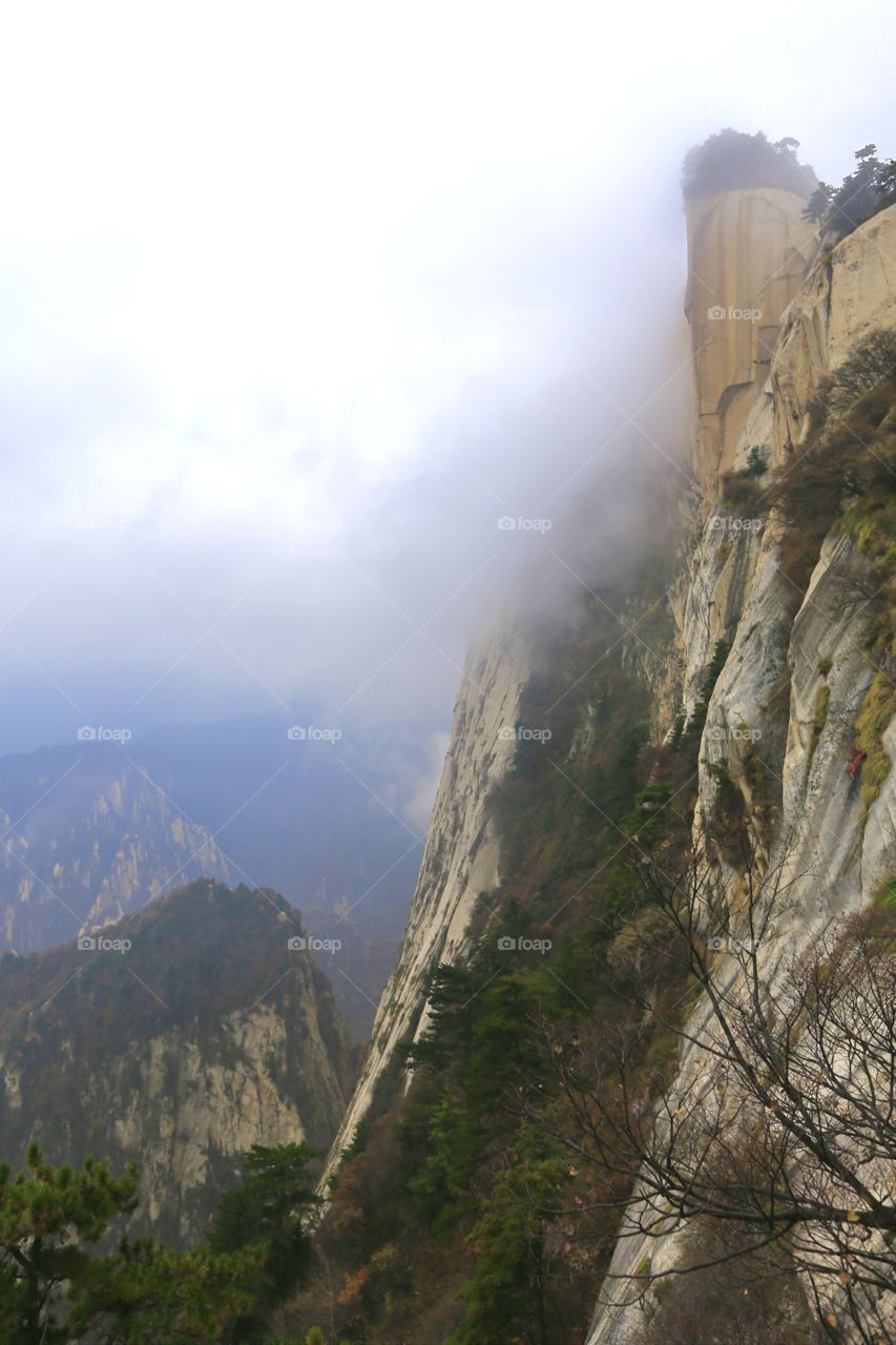 Here is HuaShan Mountain 