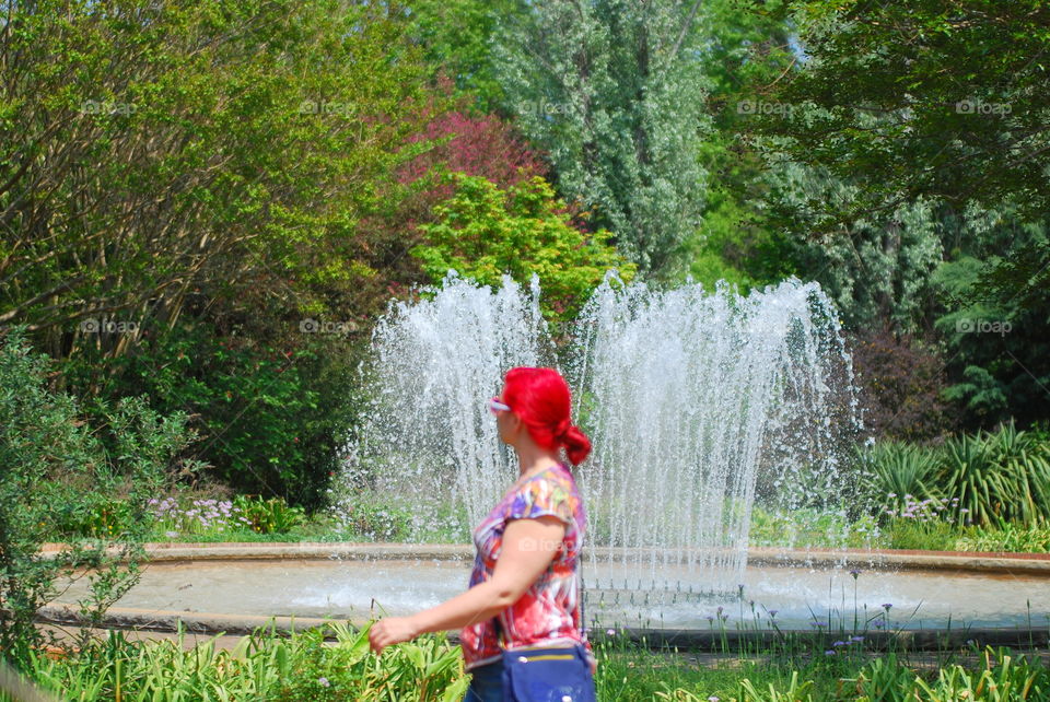 colorful day in the park