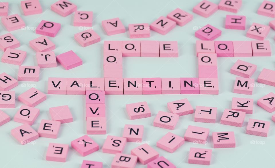 Valentine celebration with love
