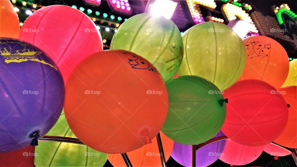 colourful balloons