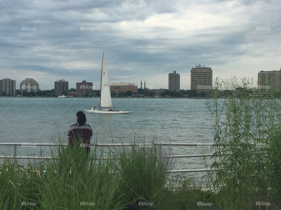 Sailing on the St. Clair River