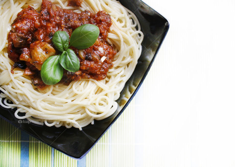 Home made spaghetti, let's eat!