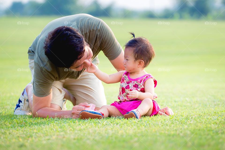 Father's love for children.