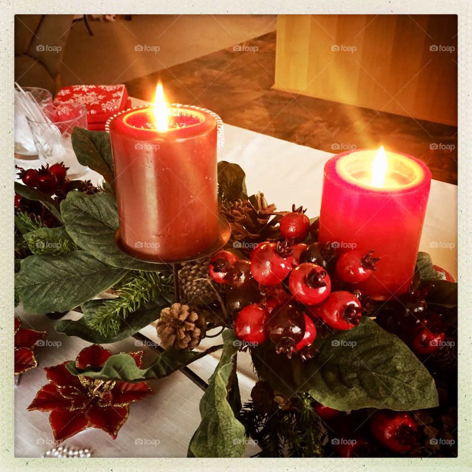 Holiday candles 