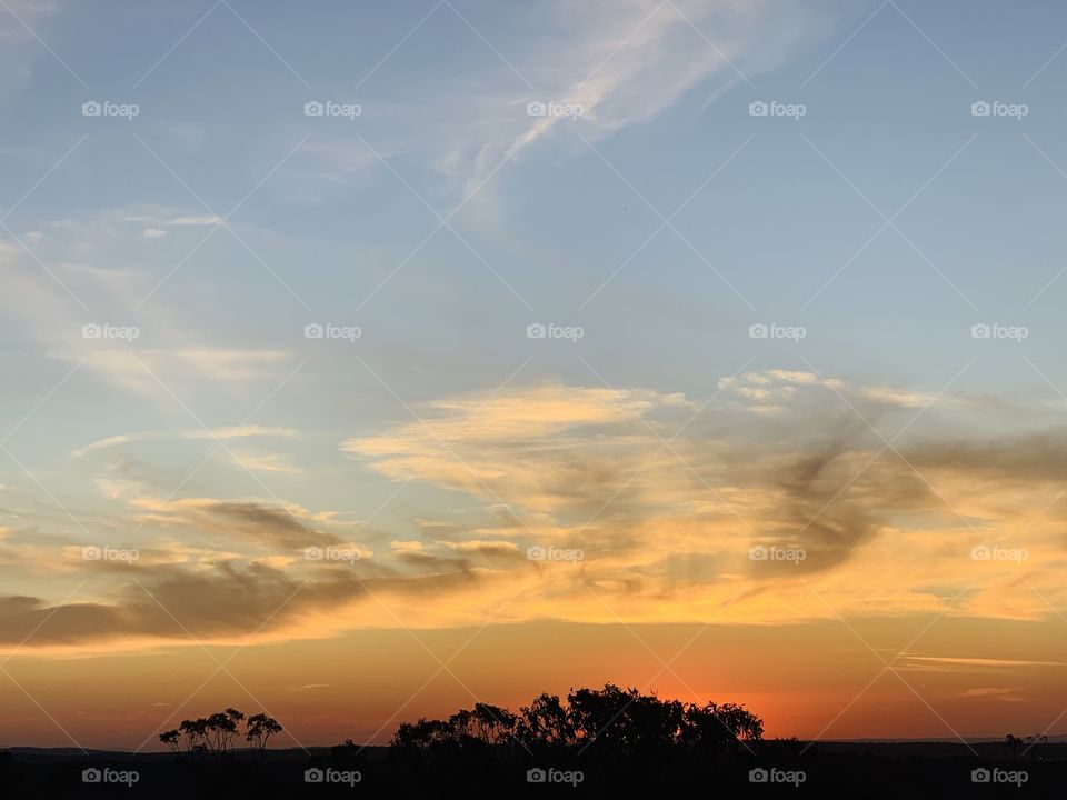 Sunset over Bendigo 