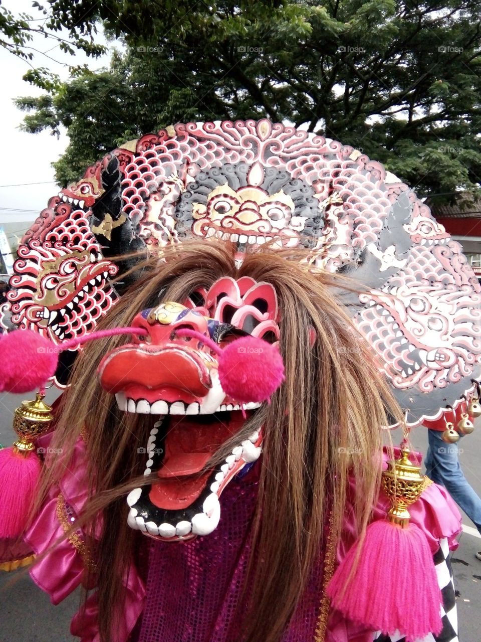 carnival in Indonesia (This is a character called samboyo)