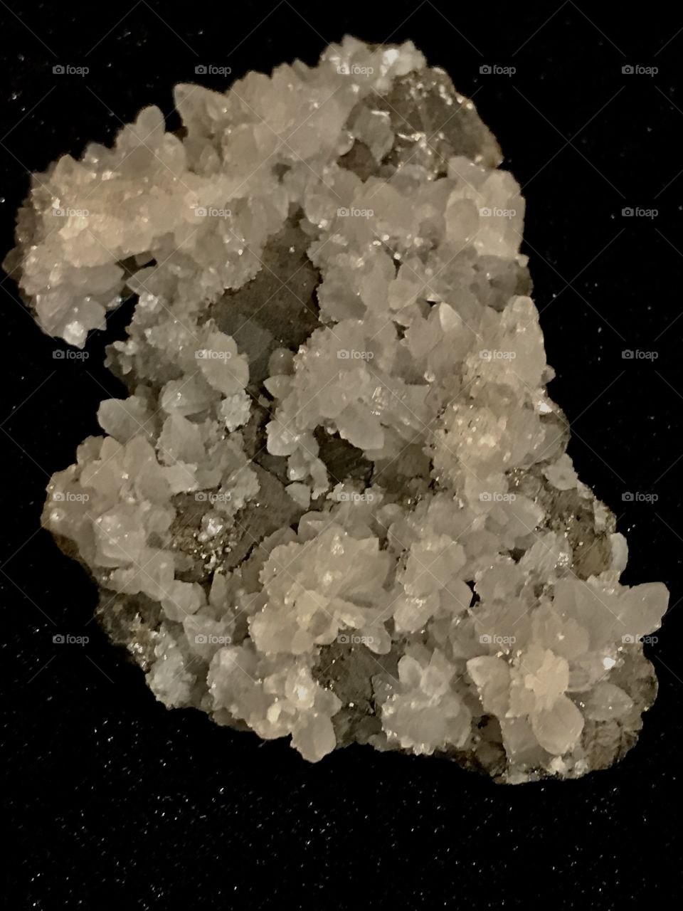 Calcite and pyrite