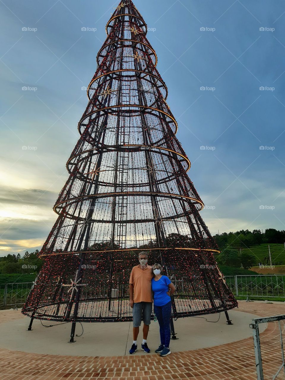 Passeio no Lago de Olarias, ótimo espaço para caminhar ao espaço livre, sem preocupação com Covid.