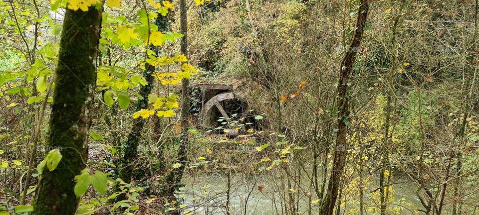 roue à aube à la Tine
