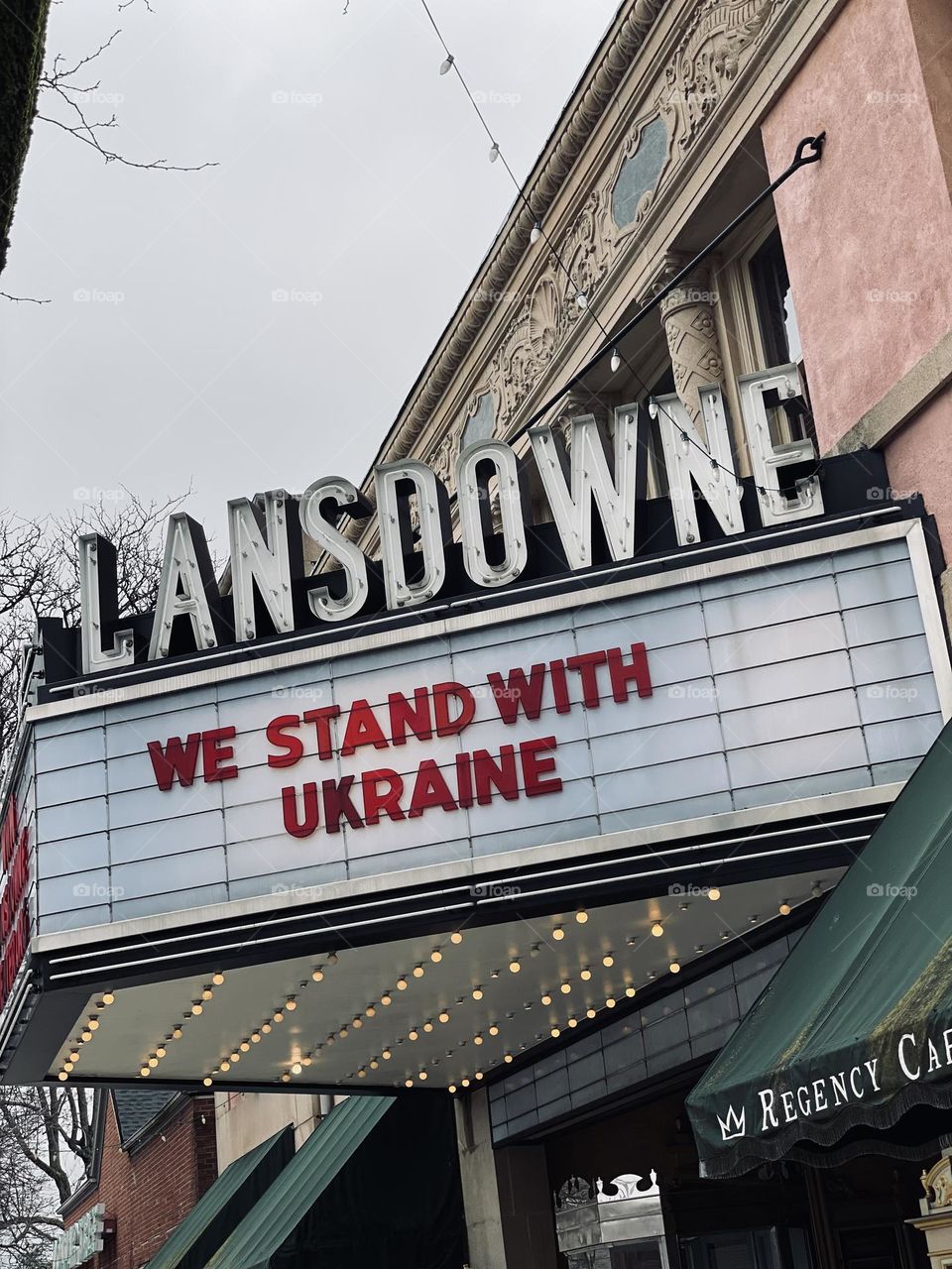 We Stand With Ukraine, Love from Lansdowne, PA in color