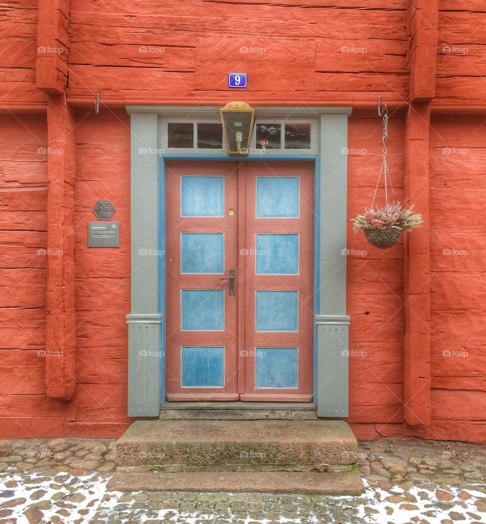 Old town door