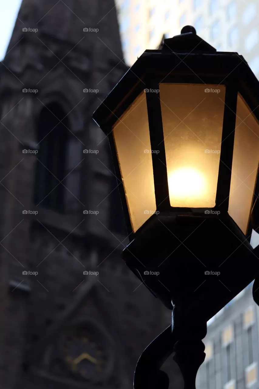 NYC street light 