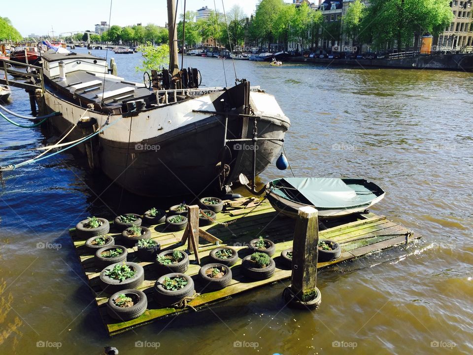 Garden on the water