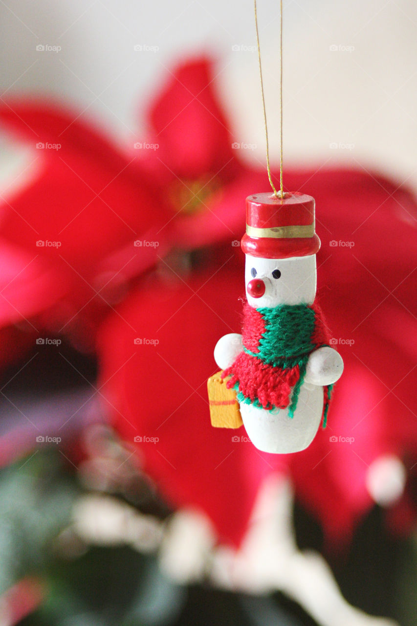 Snowman. Christmas decoration 