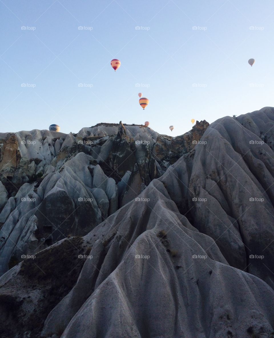 Hot Air Balloon in Cappadocia. Hot Air Balloon in Cappadocia