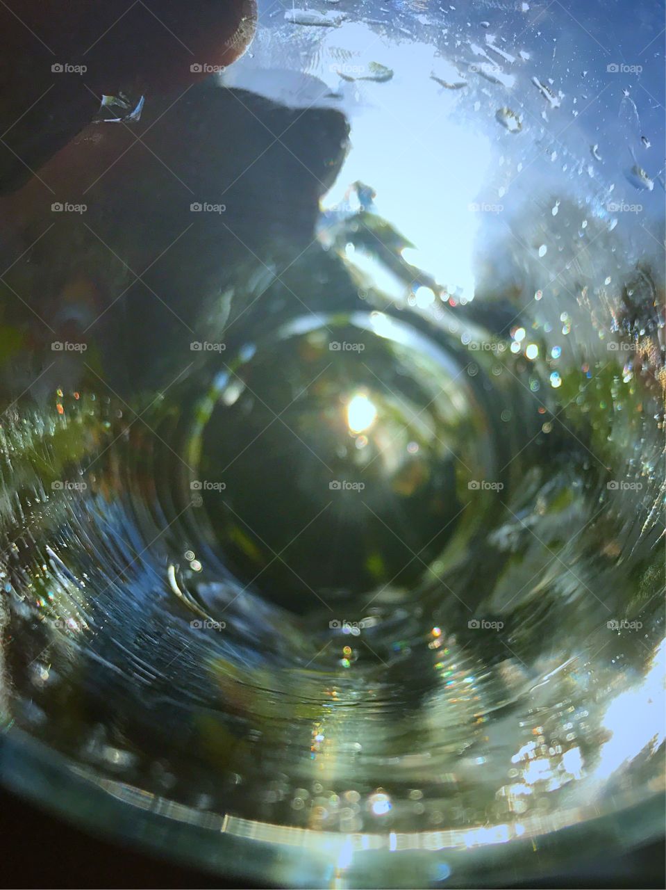 Close-up glass