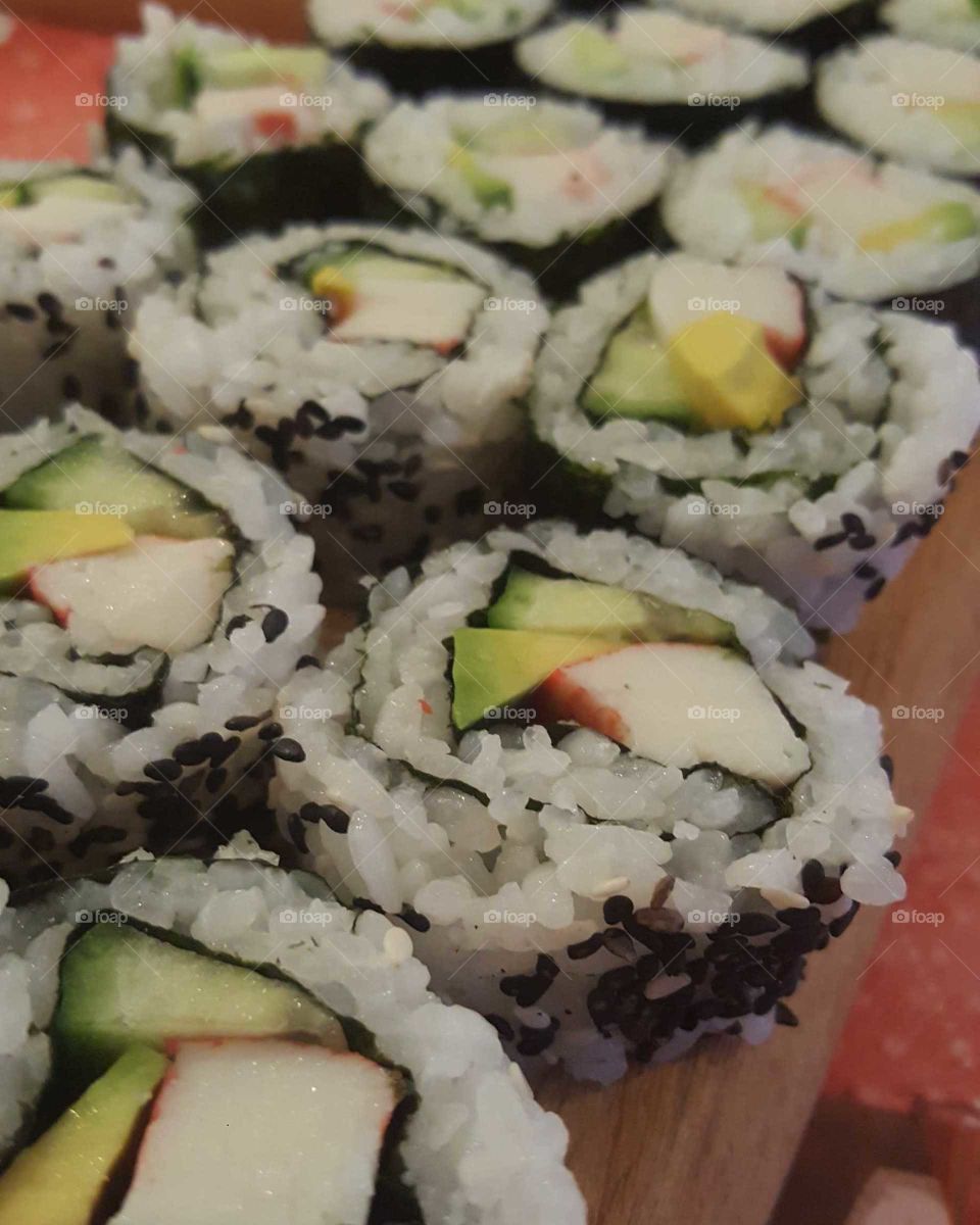 I made this delicious sushi for my wife, she loved!!!