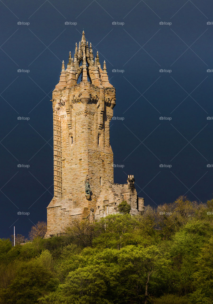 William Wallace monument . Stirling Scotland 