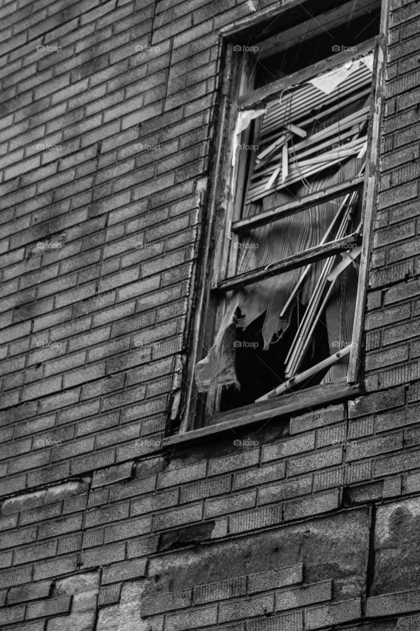 Abandoned all hope. photo of an abandoned falling apart house.
