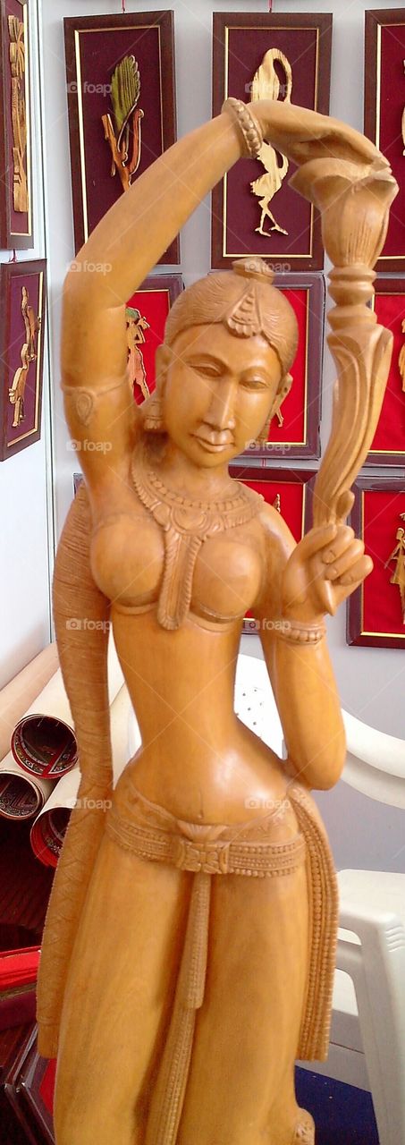 Handmade statue
