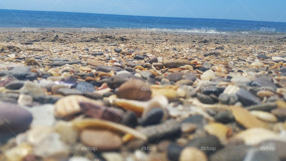 sea and rocks on the beach